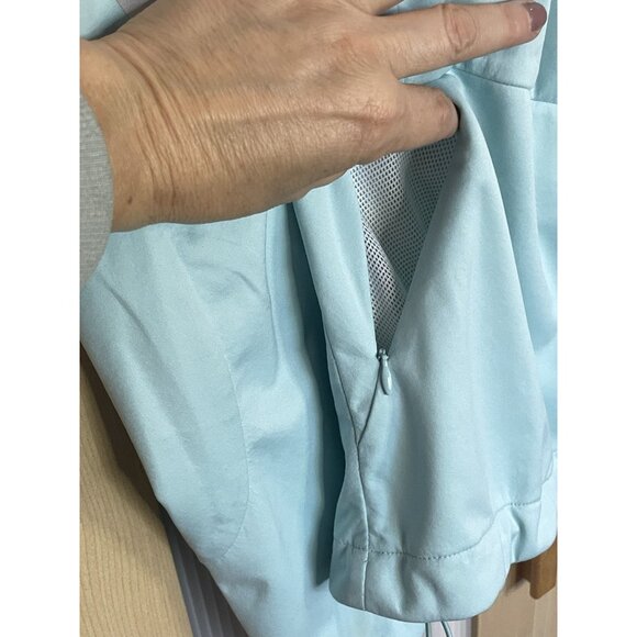 Athleta Run With It Printed Jacket Women's Sz L Full Zip Gym Yoga Running - Picture 3 of 7